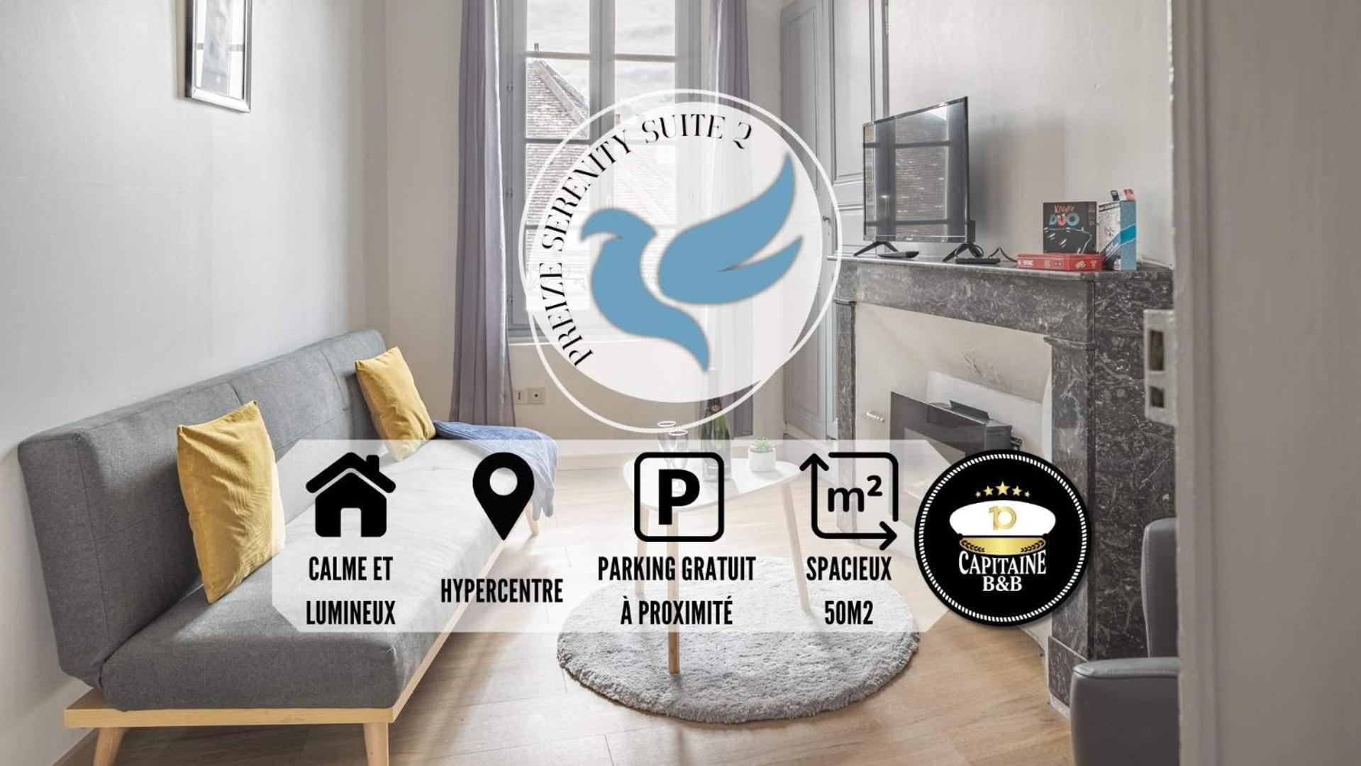 Preize Serenity Suite 2 - Hypercentre - 2 Pers. ทรัวส์ ภายนอก รูปภาพ